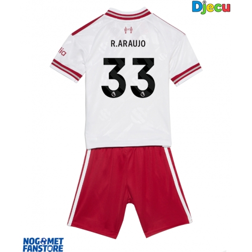 Liverpool Ronald Araujo #33 Gostujuci Dres za djecu 2026-27 Kratak Rukav (+ Kratke hlače)